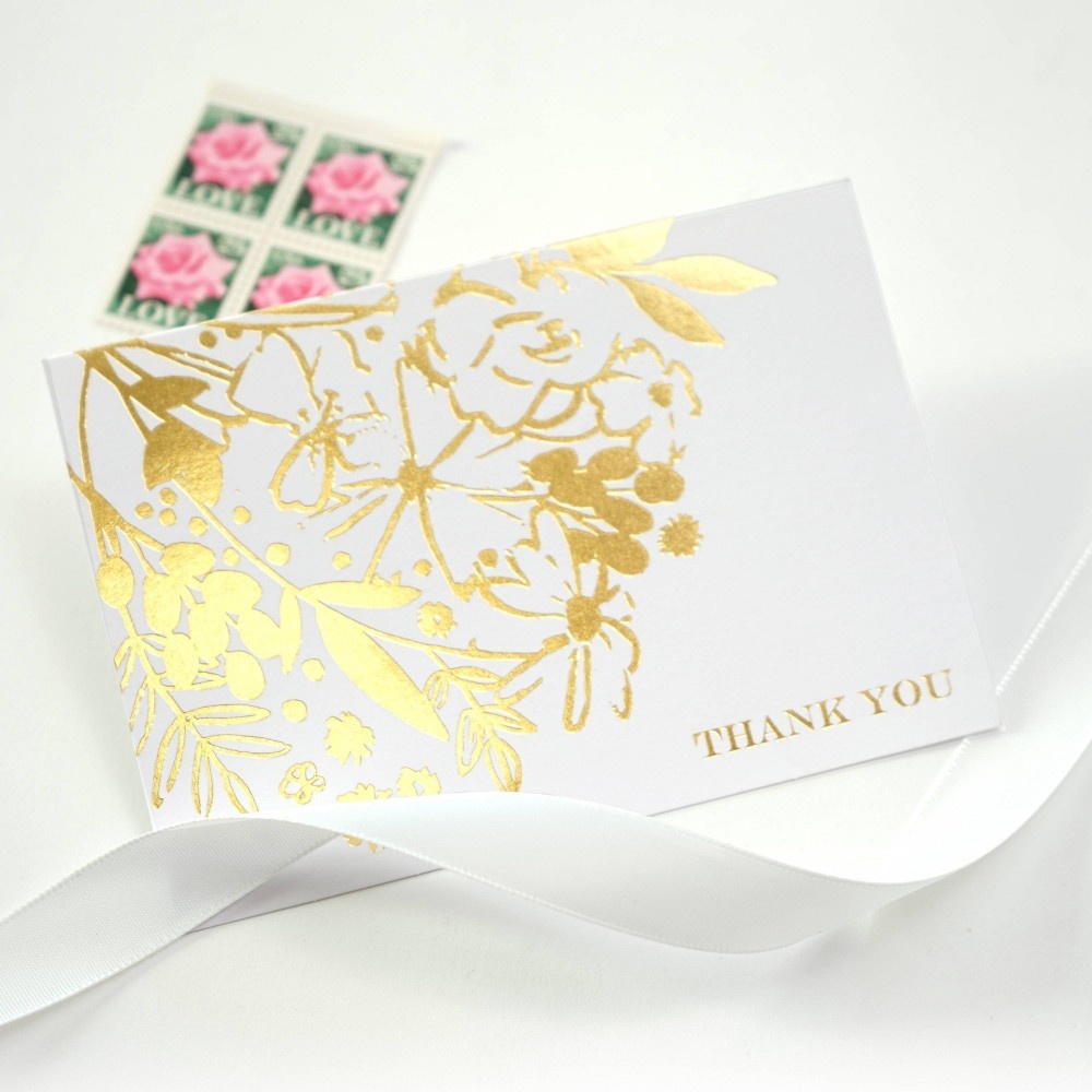 slide 3 of 3, Mara-Mi Mari-Mi Floral Thank You Cards, 50 ct