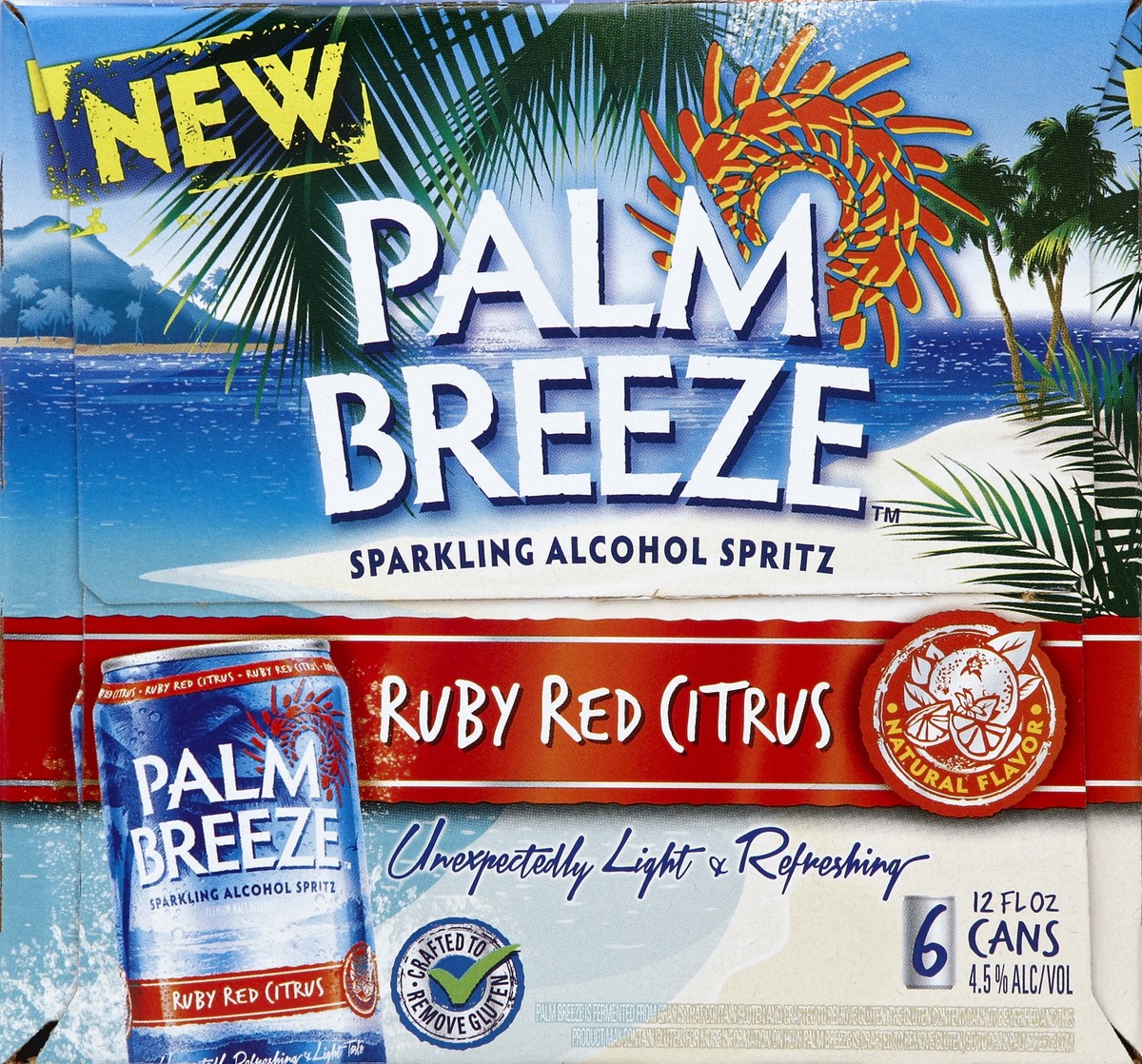 slide 3 of 6, Palm Breeze Ruby Red Citrus, 6 ct; 12 oz