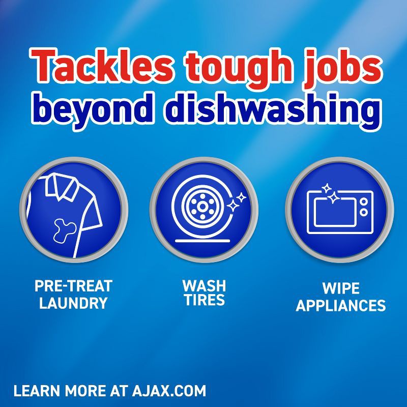 slide 5 of 10, Ajax Orange Ultra Triple Action Dishwashing Liquid Dish Soap - 90 fl oz, 90 fl oz