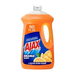 Ajax Ultra Triple Action Liquid Dish Soap - Orange Scent - 90 fl oz: Paraben & Phosphate-Free Multi-Surface Cleaner
