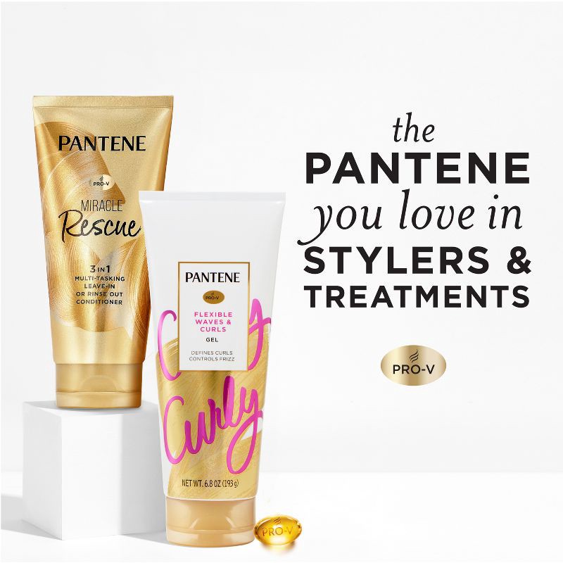 slide 8 of 10, Pantene Pro-V Curl Sculpting Hair Gel for Flexible Waves and Curly Hair - 6.8 fl oz, 6.8 fl oz