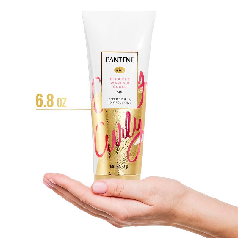 slide 8 of 10, Pantene Pro-V Curl Sculpting Hair Gel for Flexible Waves and Curly Hair - 6.8 fl oz, 6.8 fl oz