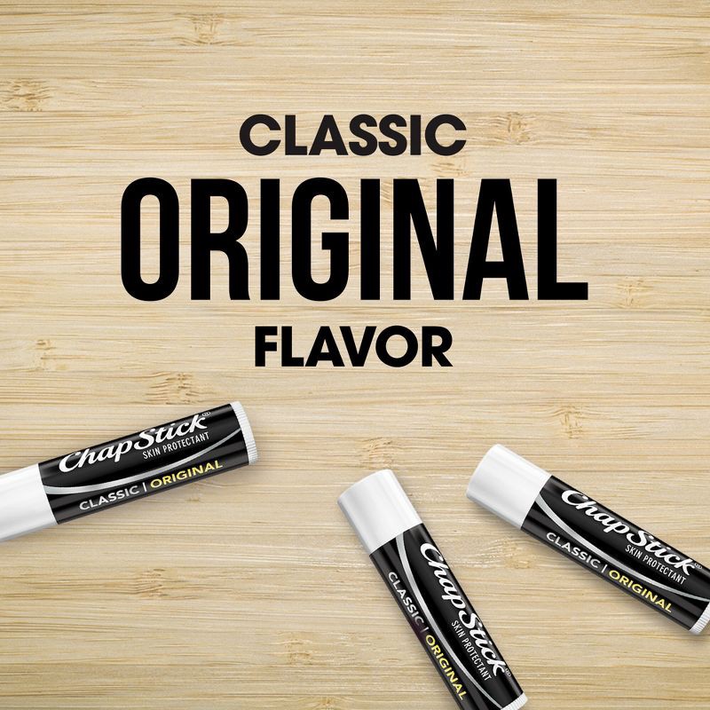 slide 5 of 8, Chapstick Classic Lip Balm - Original - 3ct/0.45oz, 3 ct, 0.45 oz