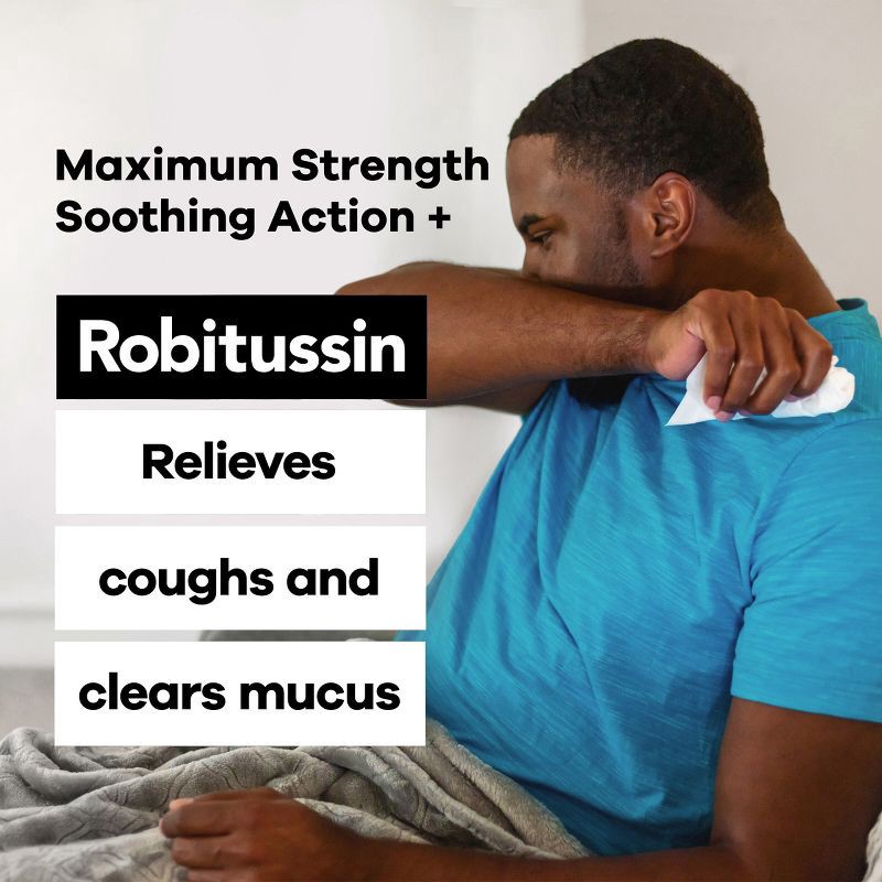 slide 3 of 9, Robitussin Cough + Congestion DM Max Syrup - Dextromethorphan - 8 fl oz, 8 fl oz