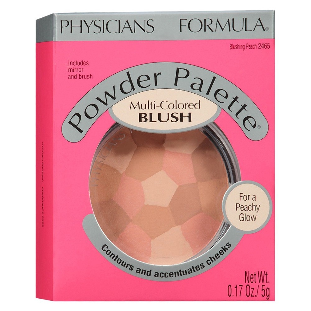 slide 4 of 7, Physician's Formula Powder Palette Blush - Blushing Peach 2465, 0.17 oz