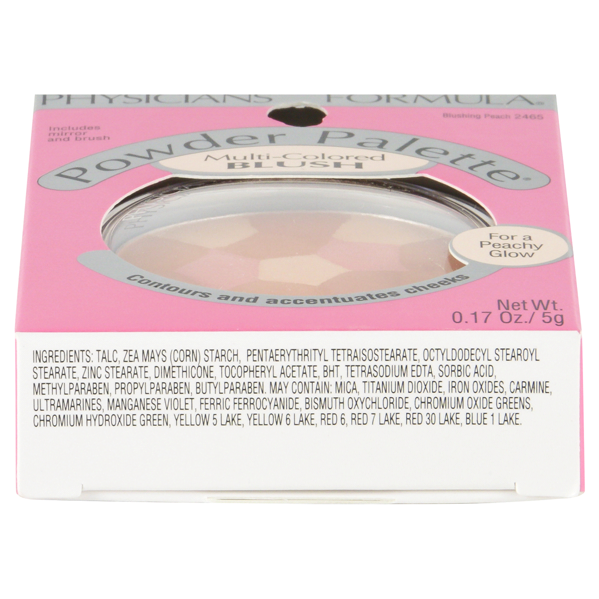 slide 5 of 7, Physician's Formula Powder Palette Blush - Blushing Peach 2465, 0.17 oz