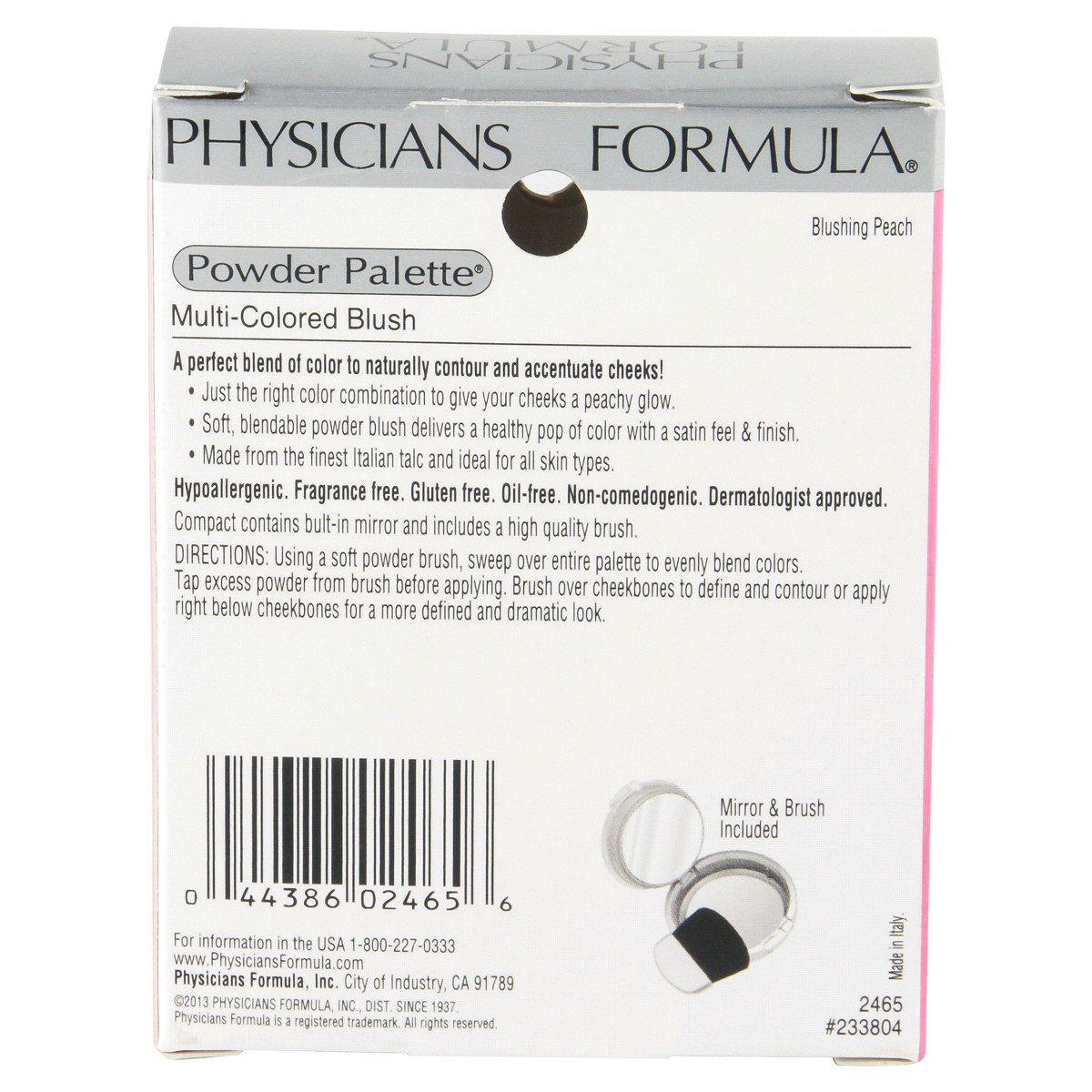 slide 6 of 7, Physician's Formula Powder Palette Blush - Blushing Peach 2465, 0.17 oz