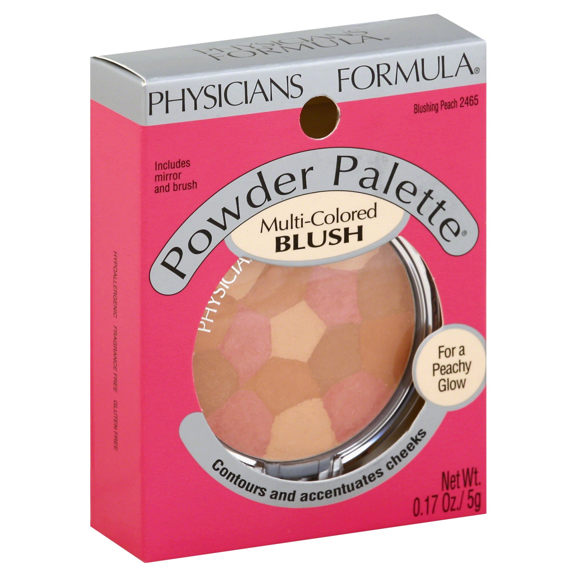 slide 1 of 7, Physician's Formula Powder Palette Blush - Blushing Peach 2465, 0.17 oz