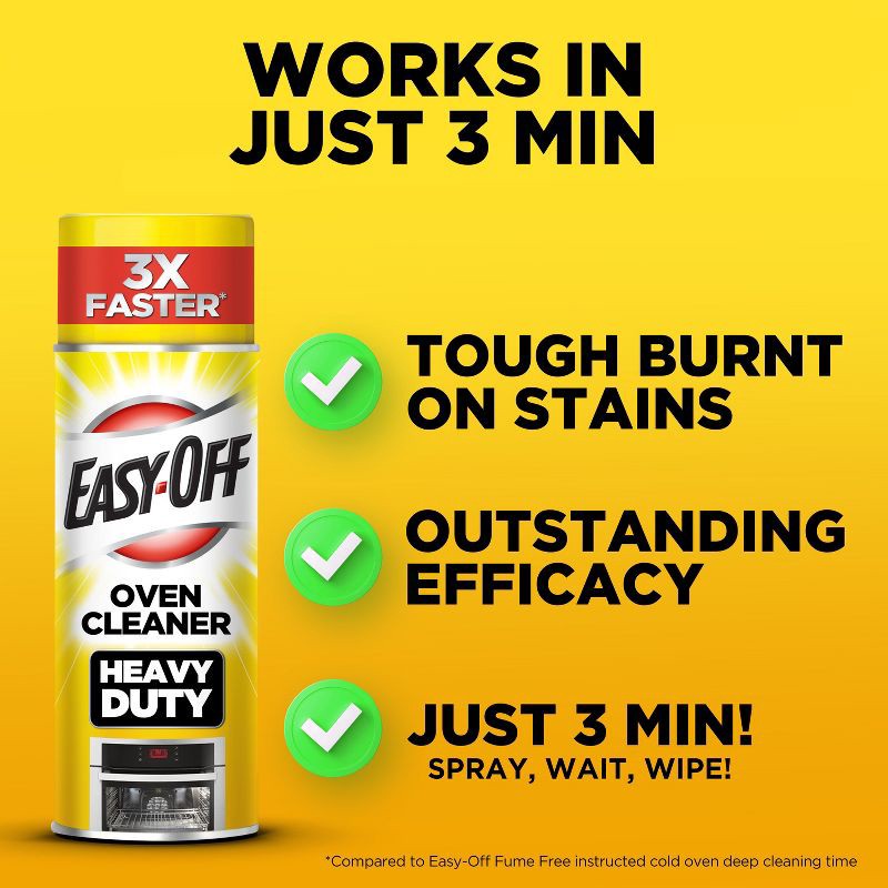 slide 4 of 8, Easy-Off Fresh Scent Heavy Duty Oven Cleaner - 14.5oz, 14.5 oz