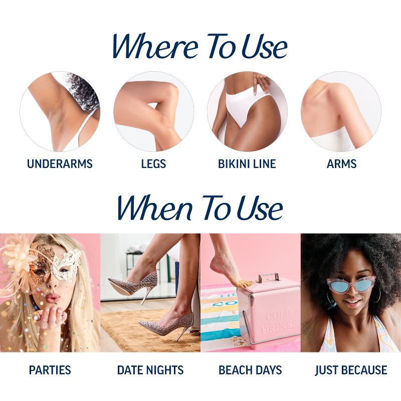 slide 4 of 9, Veet Ready-To-Use Wax Strips and Wipes - 40ct, 40 ct