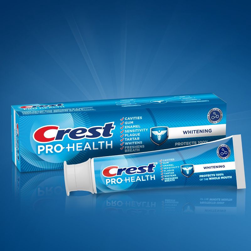 slide 6 of 10, Crest Pro-Health Whitening Gel Toothpaste 4.3oz 2 Pack, 4.3 oz, 2 ct