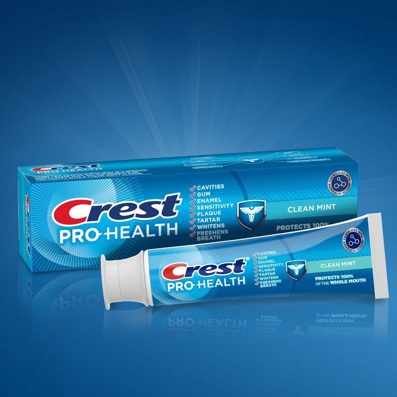 slide 3 of 10, Crest Pro-Health Clean Mint Toothpaste - 4.3oz/2pk, 4.3 oz, 2 ct