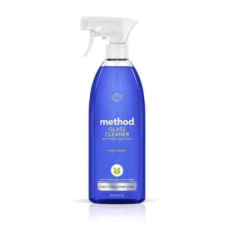 slide 1 of 5, Method Mint Cleaning Products Glass Cleaner Spray Bottle - 28 fl oz, 28 fl oz