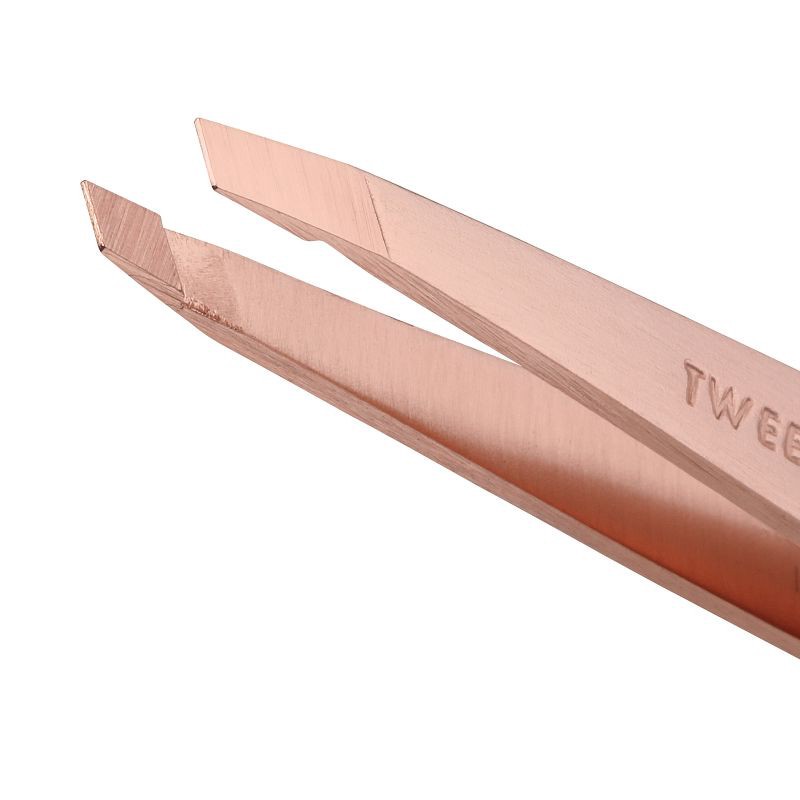 slide 2 of 7, Tweezerman Slant Tweezer - Rose Gold, 1 ct