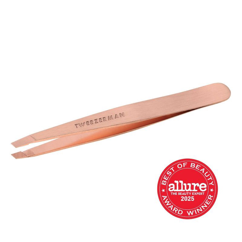 slide 6 of 8, Tweezerman Slant Tweezer - Rose Gold, 1 ct