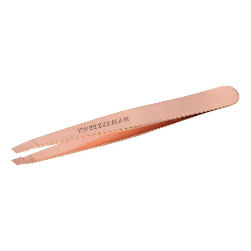 slide 1 of 7, Tweezerman Slant Tweezer - Rose Gold, 1 ct