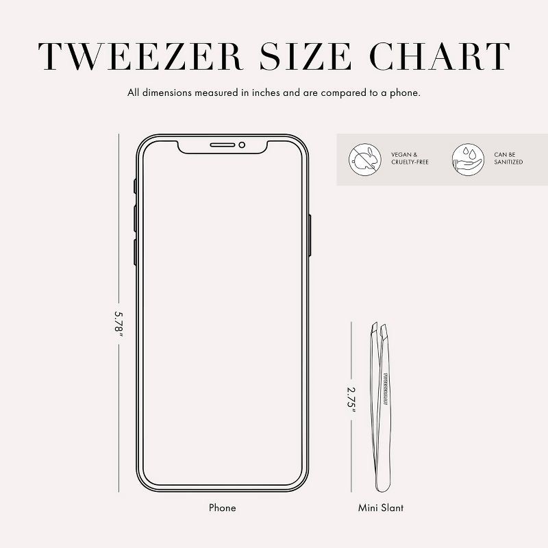 slide 7 of 7, Tweezerman Mini Slant Tweezer - Neon Pink, 1 ct