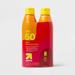 Sport Sunscreen Spray - SPF 50 - 5.5oz/2ct - up&amp;up™