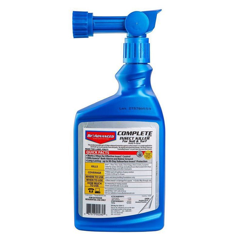 slide 2 of 5, 32oz Complete Insect Killer Ready to Spray Hose End - BioAdvanced, 32 oz