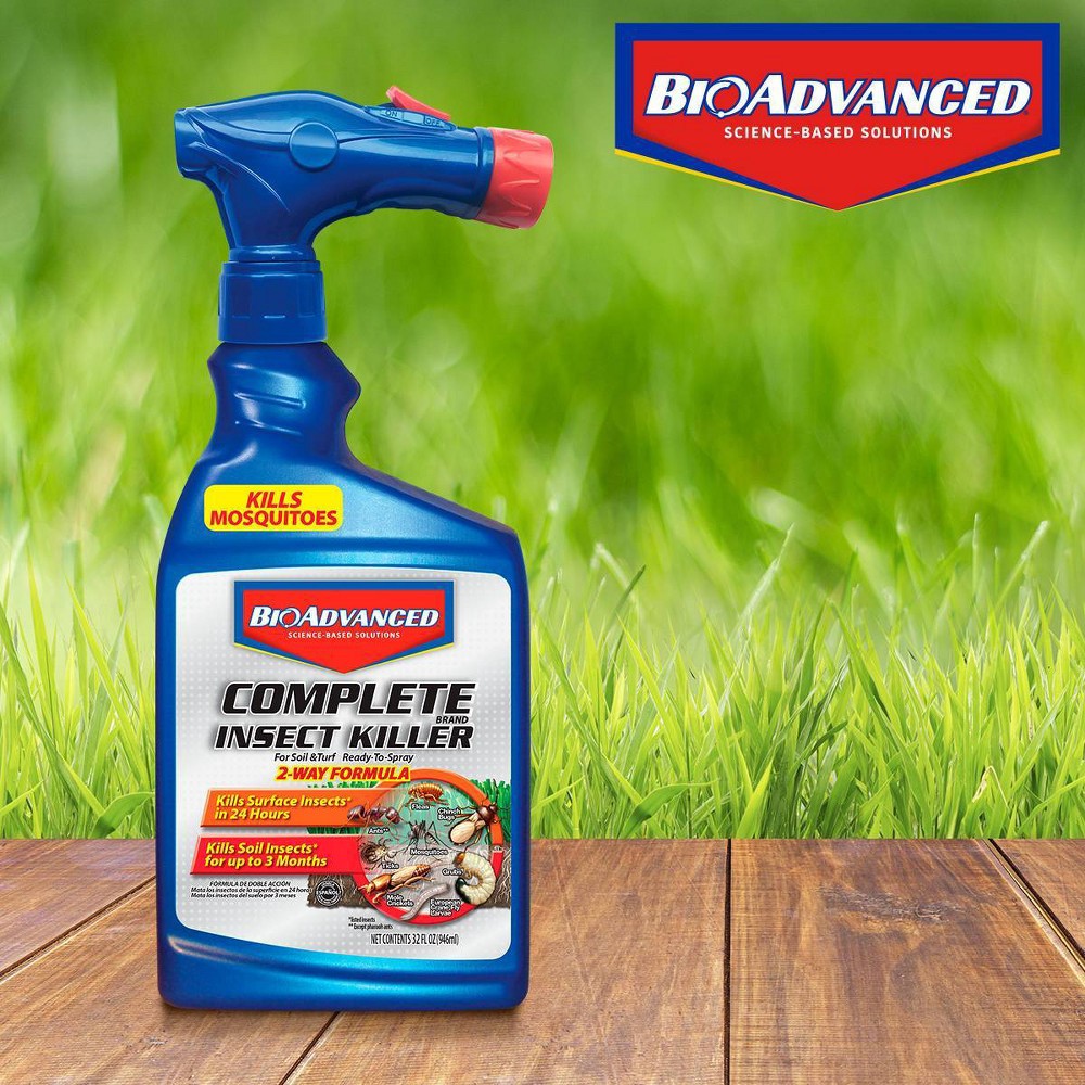 32oz Complete Insect Killer Ready to Spray Hose End - BioAdvanced 32 oz ...