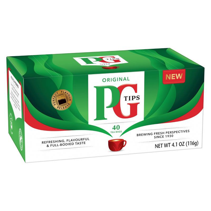 slide 2 of 5, PG tips Premium Black Tea Bags - 40ct, 40 ct