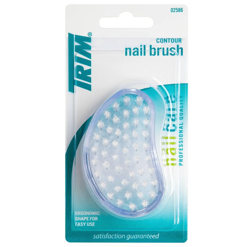 slide 1 of 6, Trim Ergonomic Quality Bristles Contour Nail Brush, 1 ct