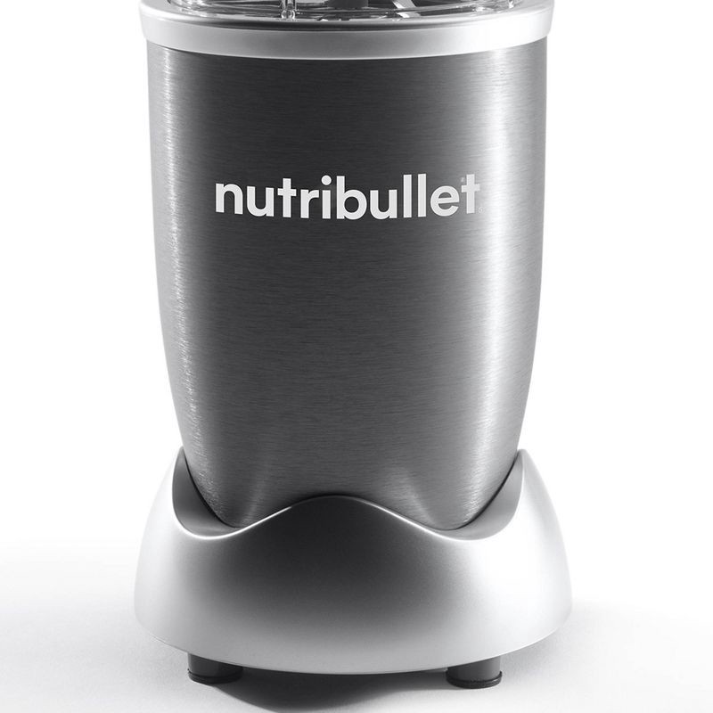 slide 3 of 6, nutribullet Original Personal Blender 600W Silver: Stainless Steel Blades, BPA-Free, Smoothie Maker, Dishwasher-Safe Parts, 1 ct