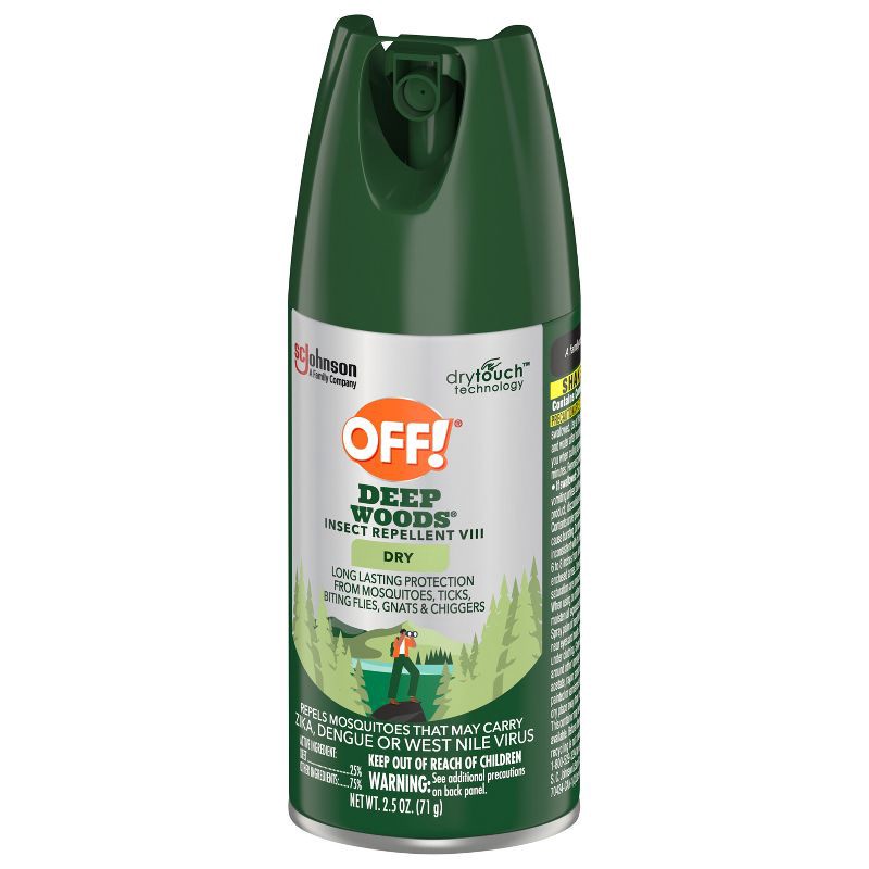 slide 12 of 13, OFF! Deep Woods Mosquito Repellent Bug Spray Travel Size - 2.5oz, 2.5 oz