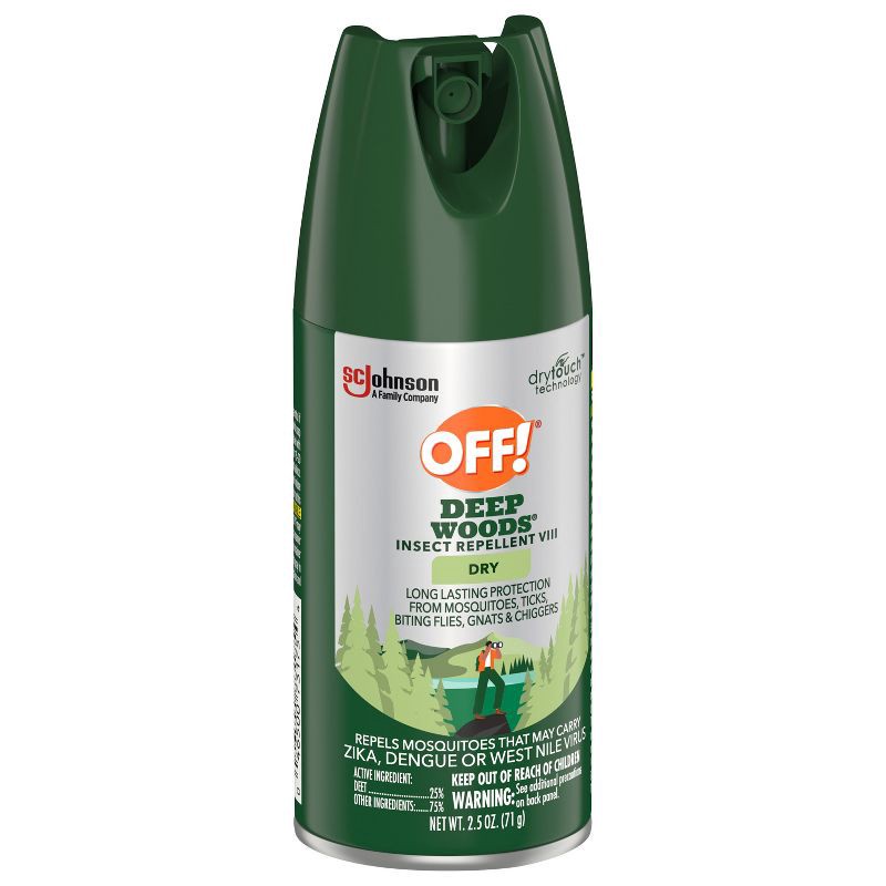 slide 13 of 13, OFF! Deep Woods Mosquito Repellent Bug Spray Travel Size - 2.5oz, 2.5 oz