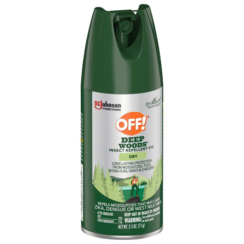 slide 13 of 13, OFF! Deep Woods Mosquito Repellent Bug Spray Travel Size - 2.5oz, 2.5 oz