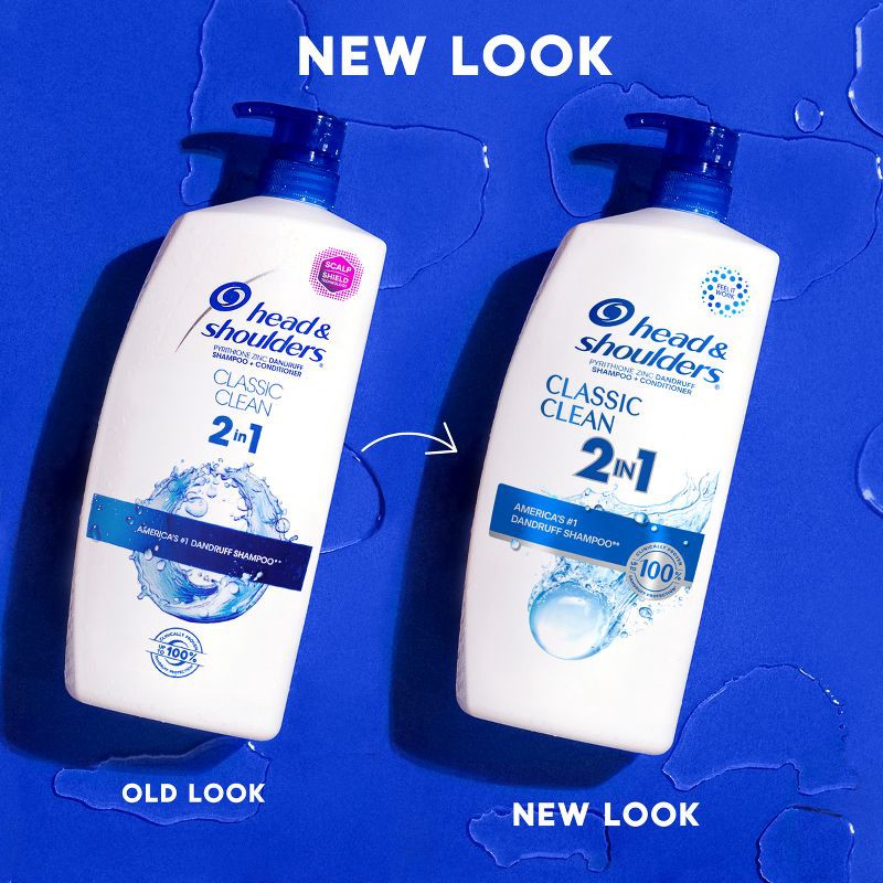 slide 3 of 13, Head & Shoulders Classic Clean Anti-Dandruff 2-in-1 Paraben Free Shampoo and Conditioner - 28.2 fl oz, 28.2 fl oz