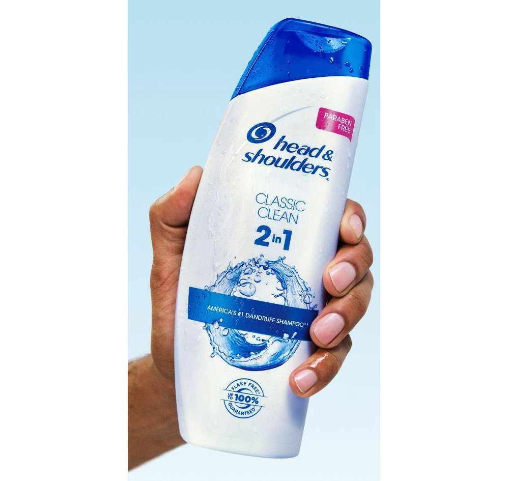 slide 3 of 6, Head & Shoulders Classic Clean Anti-Dandruff 2 in 1 Paraben Free Shampoo and Conditioner - 32.1 fl oz, 32.1 fl oz