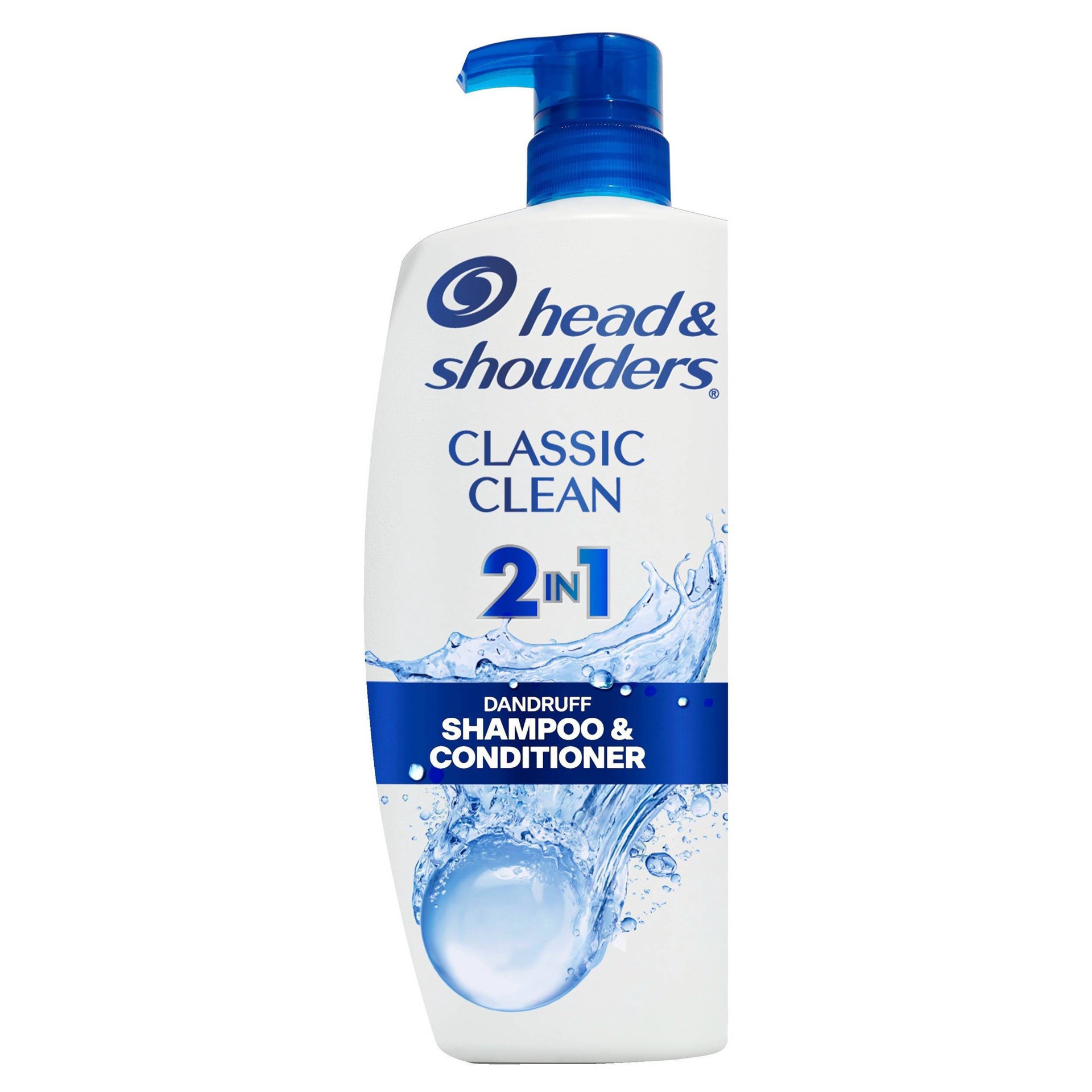 slide 1 of 6, Head & Shoulders Classic Clean Anti-Dandruff 2 in 1 Paraben Free Shampoo and Conditioner - 32.1 fl oz, 32.1 fl oz