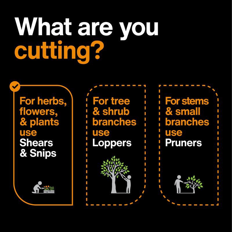 slide 8 of 9, Fiskars Micro-Tip Pruning Snips, 1 ct