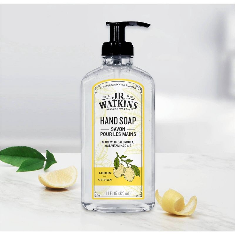 slide 4 of 4, J.R. Watkins Lemon Liquid Hand Soap - 11 fl oz, 11 fl oz