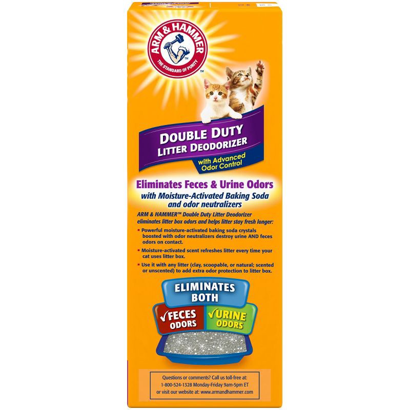 slide 2 of 9, Arm & Hammer Odor Control Cat Litter Deodorizer Double Duty - 30oz, 30 oz
