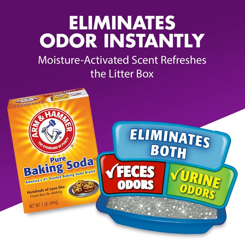 slide 4 of 9, Arm & Hammer Odor Control Cat Litter Deodorizer Double Duty - 30oz, 30 oz