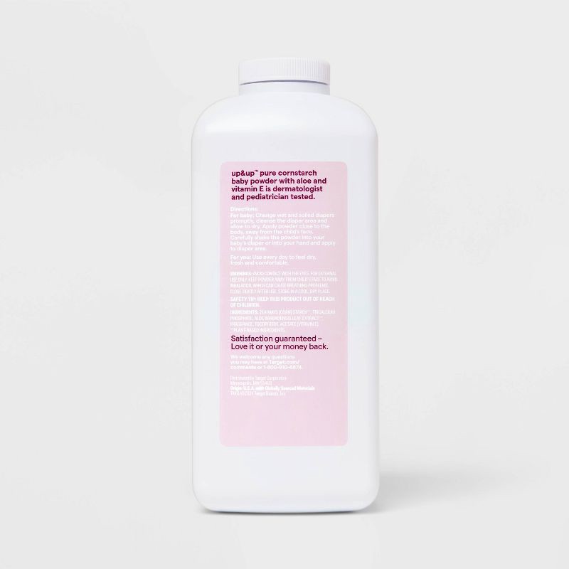 slide 3 of 3, Baby Powder - Aloe Vera Vitamin E - 22oz - up&up™, 22 oz