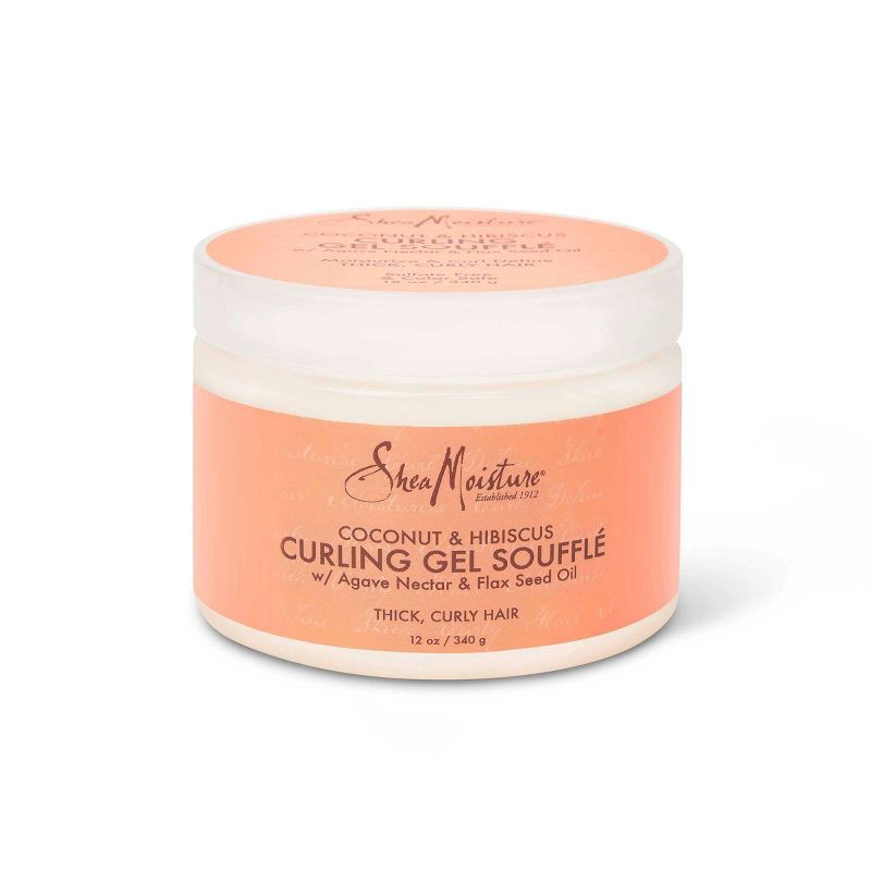 slide 2 of 7, SheaMoisture Coconut and Hibiscus Curling Gel For Thick Curly Hair - 12oz, 12 oz