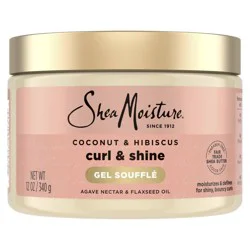 SheaMoisture Coconut and Hibiscus Curling Gel For Thick Curly Hair - 12oz