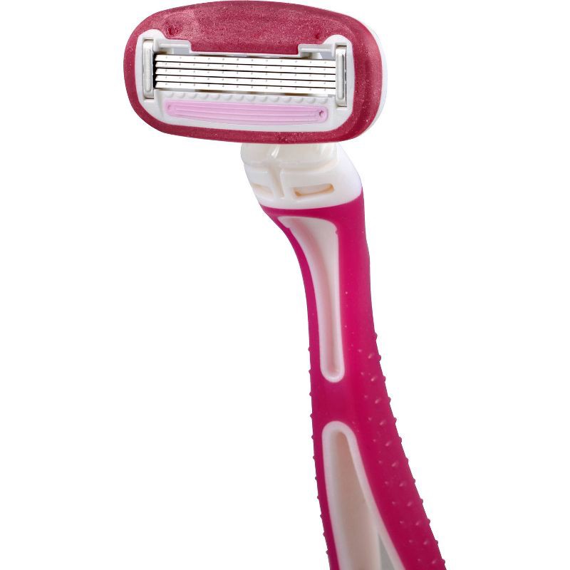 slide 4 of 8, Women's 5 Blade Disposable Razors 5ct - up&up™, 5 ct