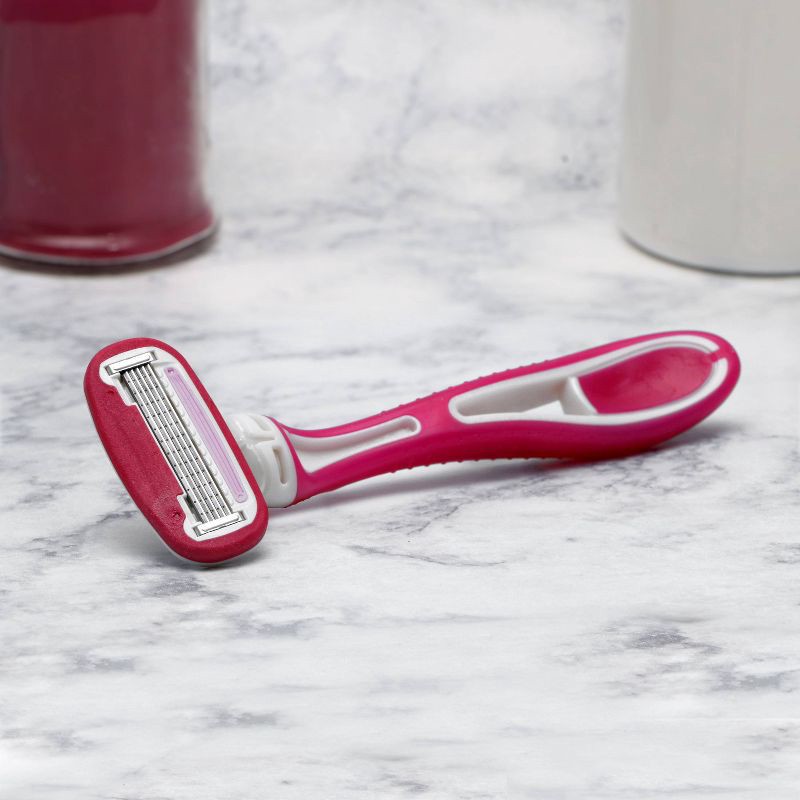 slide 6 of 8, Women's 5 Blade Disposable Razors 5ct - up & up™, 5 ct