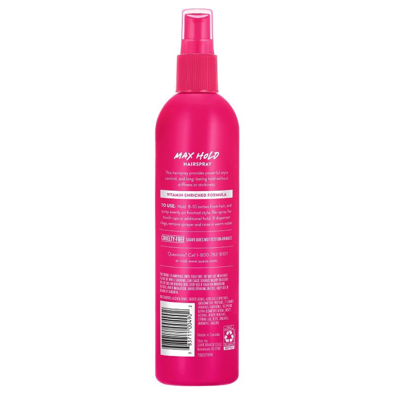 slide 2 of 10, Suave Max Hold Non Aerosol Hairspray - 11 fl oz, 11 fl oz