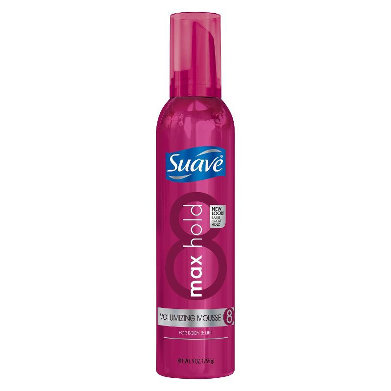 slide 2 of 4, Suave Max Hold Volumizing Mousse - 9oz, 9 oz