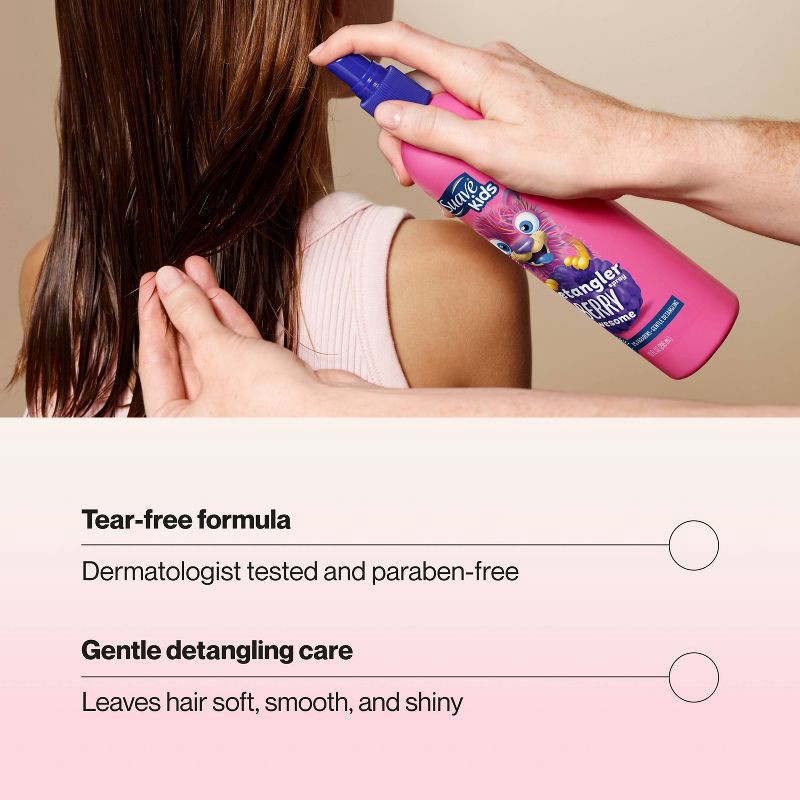 slide 4 of 9, Suave Kids' Detangler Spray Berry Awesome - 10 fl oz, 10 fl oz