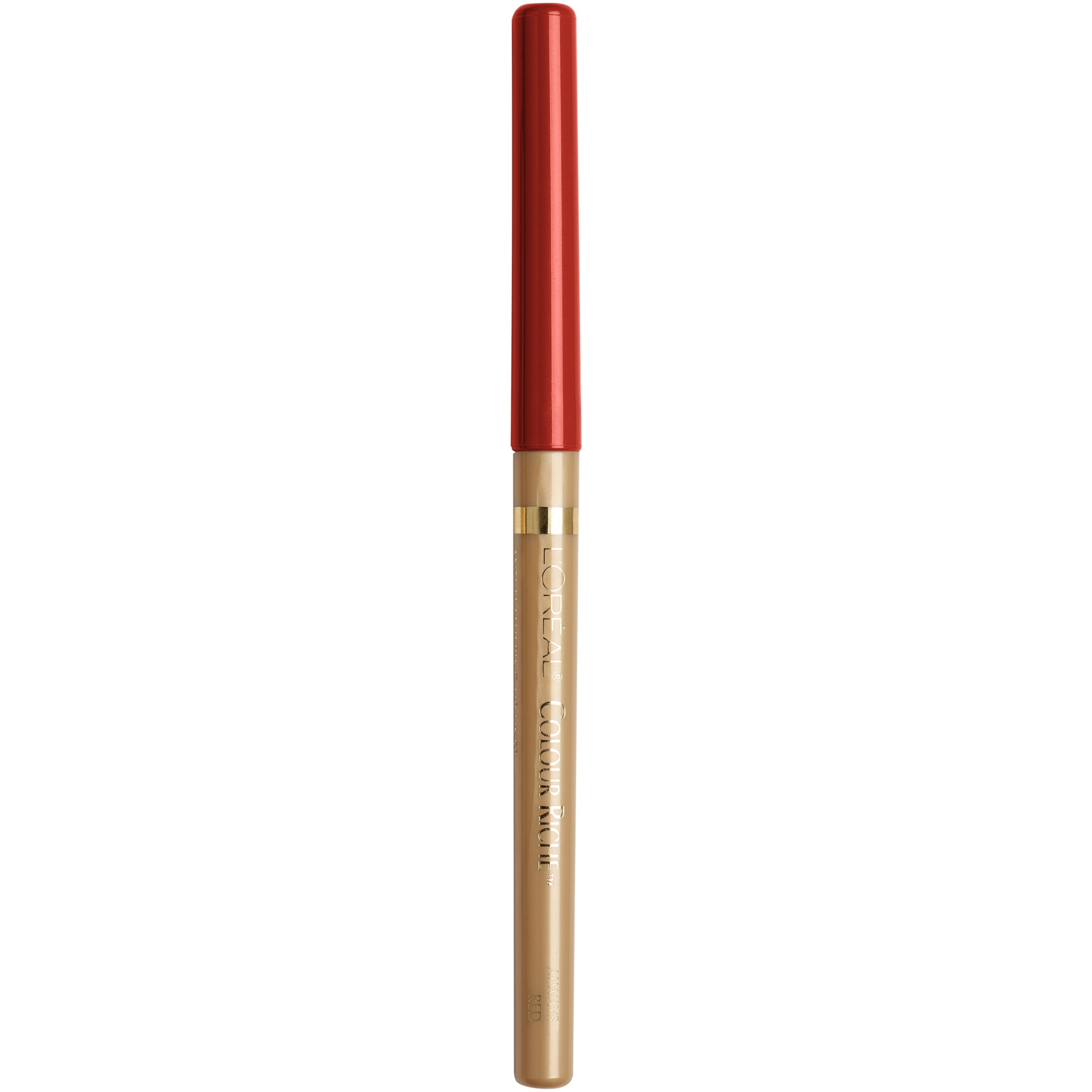 slide 1 of 3, L'Oreal Paris Colour Riche Lip Liner 765 Always Red - .007oz, 0.007 oz