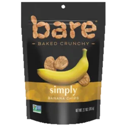 Bare Baked Crunchy Banana Chips Simply, 2.7 Oz
