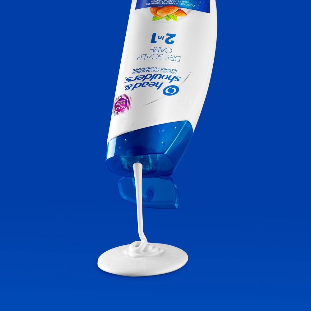 slide 11 of 11, Head & Shoulders Dry Scalp Care with Almond Oil 2in1 Anti Dandruff Paraben Free Shampoo + Conditioner - 32.1 fl oz, 32.1 fl oz