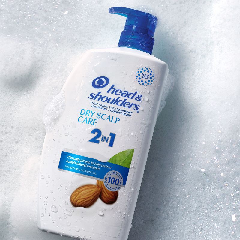 slide 7 of 13, Head & Shoulders 2-in-1 Dandruff Shampoo and Conditioner, Anti-Dandruff Treatment, Dry Scalp Care for Daily Use, Paraben-Free - 28.2 fl oz, 28.2 fl oz