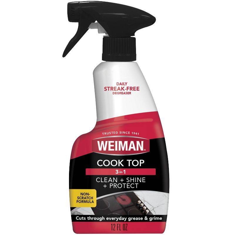 slide 1 of 10, Weiman Unscented Cook Top Daily Cleaning Spray - 12 fl oz, 12 fl oz